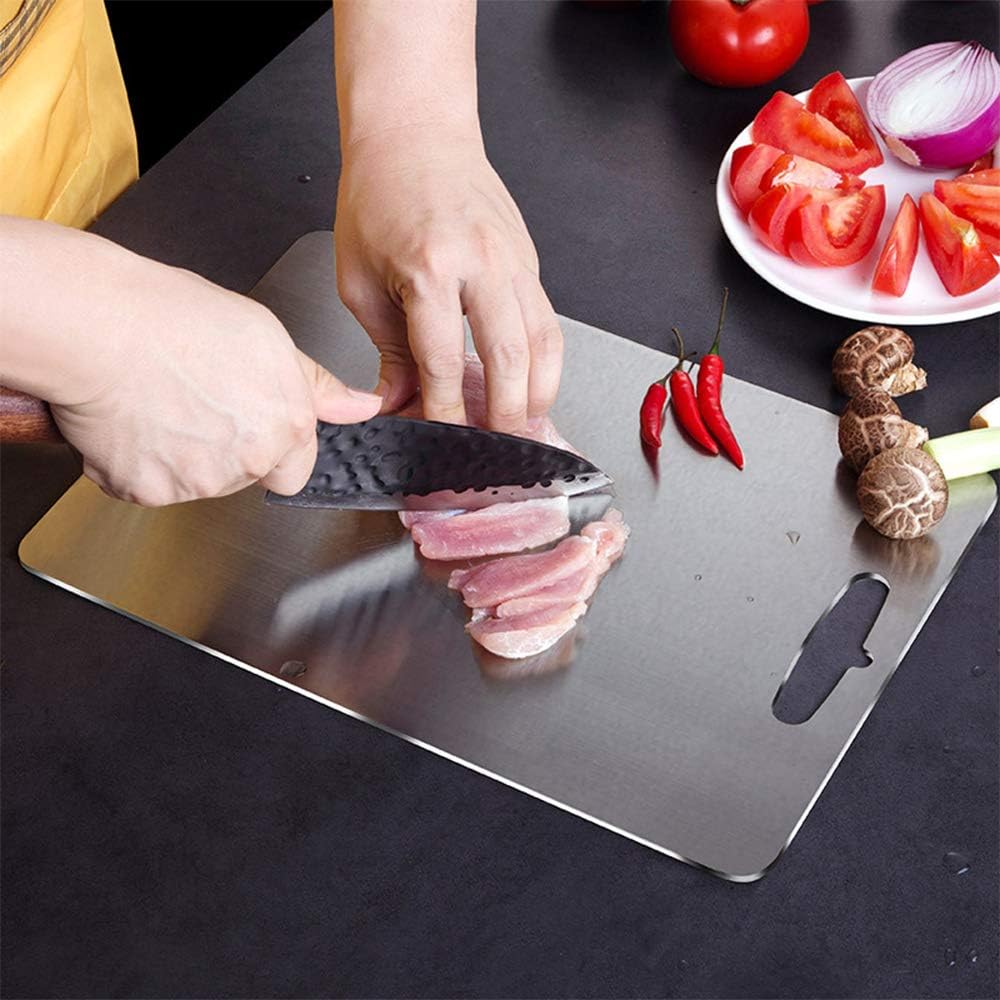 Stainless Steel Cutting Board with Handle