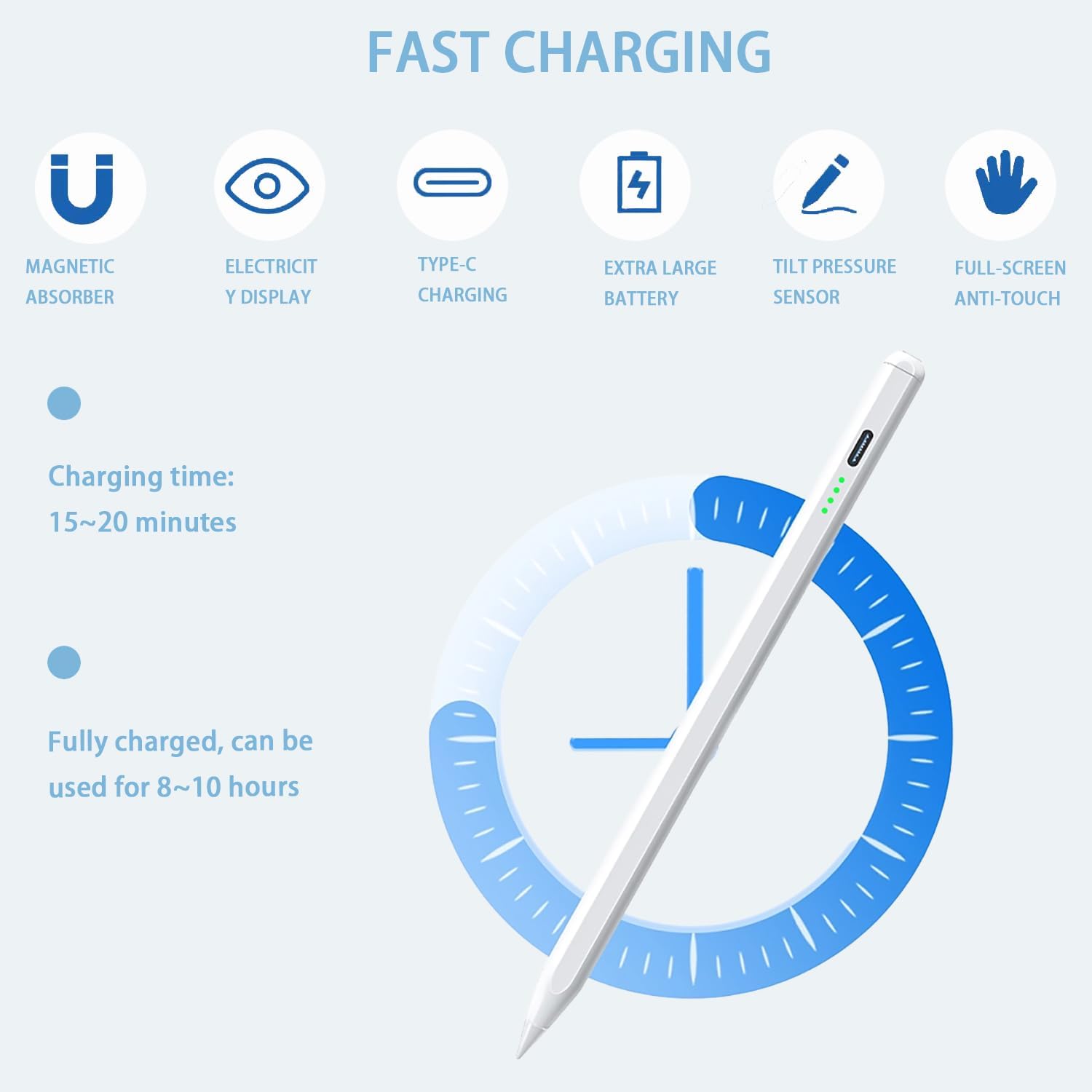 Universal Touch Stylus Pen for Tablets and Phones