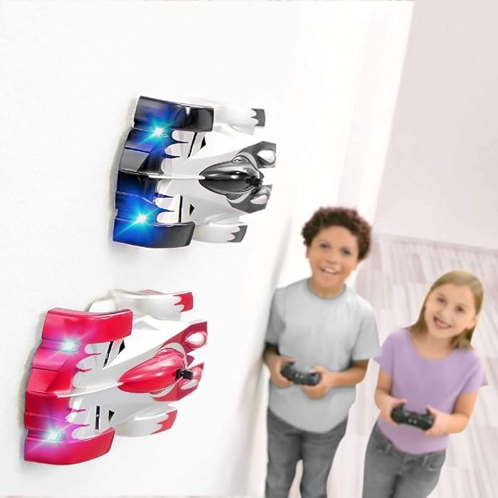 RC Wall-Climbing Stunt Car Toy with Remote Control