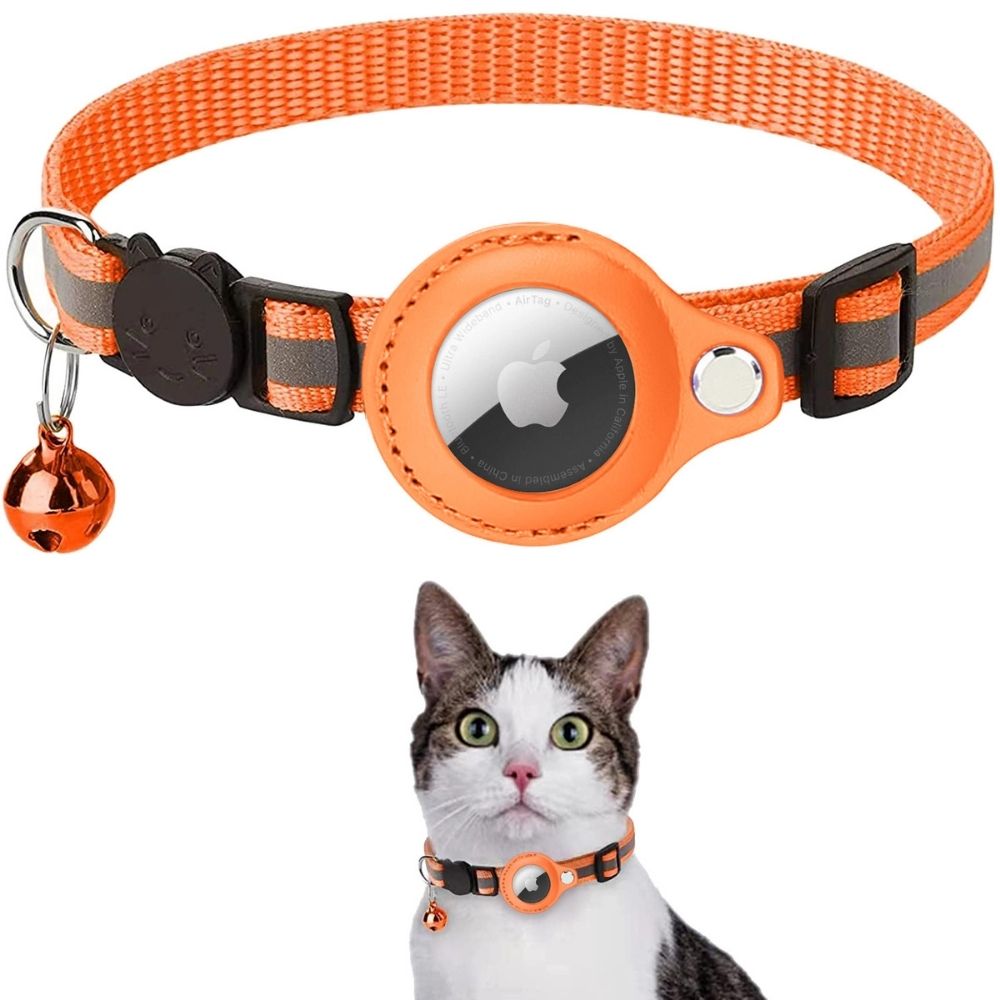 Reflective Cat GPS Tracker Collar for Safe Tracking