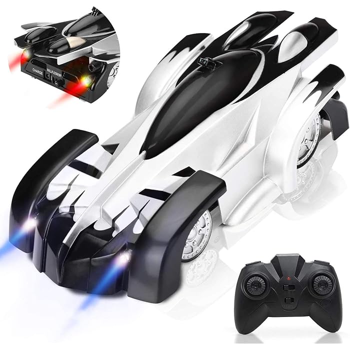 RC Wall-Climbing Stunt Car Toy with Remote Control