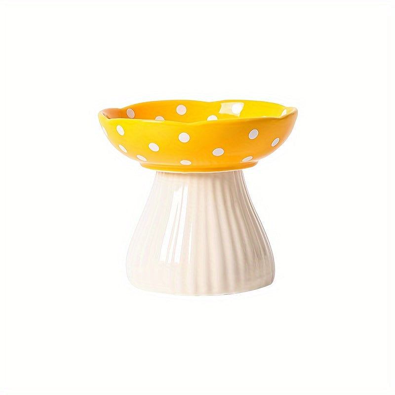 Decorative Resin Mushroom Bowl for Pet's Food