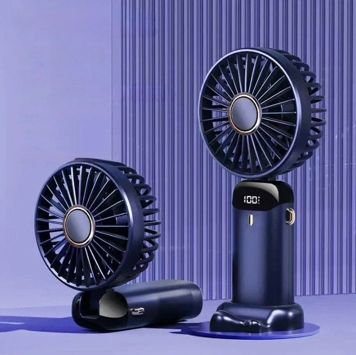 Handheld Mini Fan with 3000mAh Rechargeable Battery