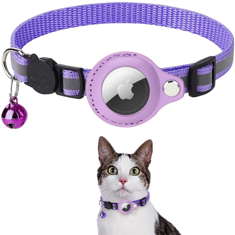Reflective Cat GPS Tracker Collar for Safe Tracking