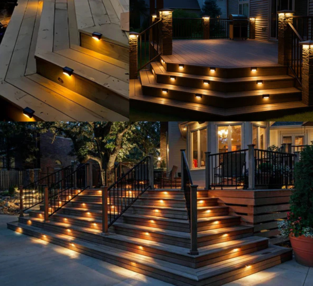 Solar Fence Lights - Path and Stair Lamps for Outdoor Design