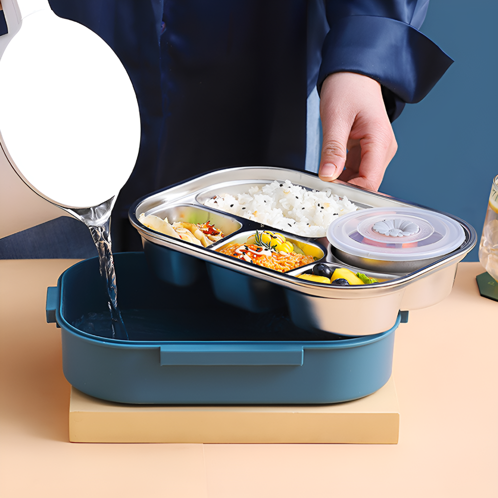 Thermal Lunch Box with Stainless Steel Construction