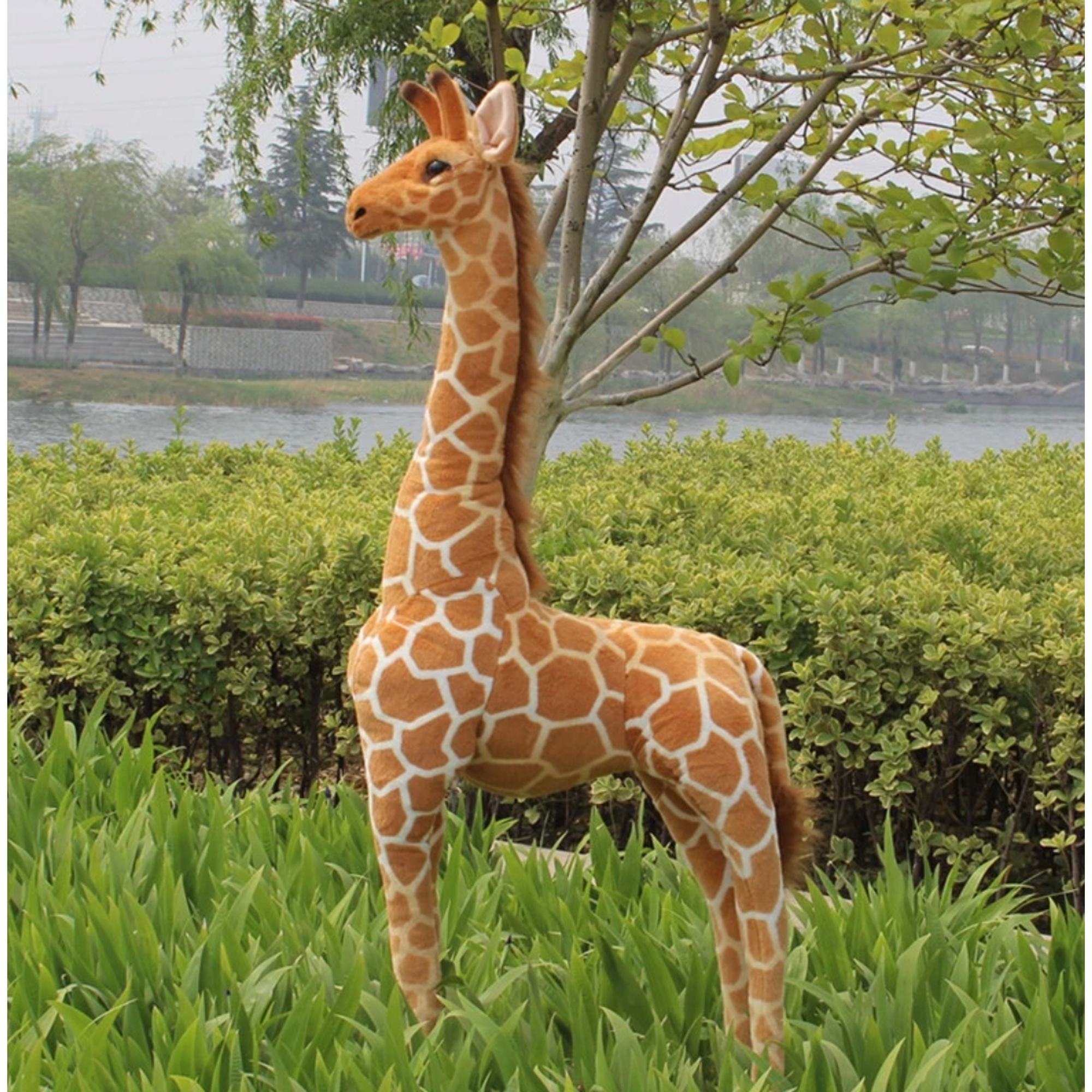Giant Plush Giraffe Toy for Kids -  Stuffed Animal