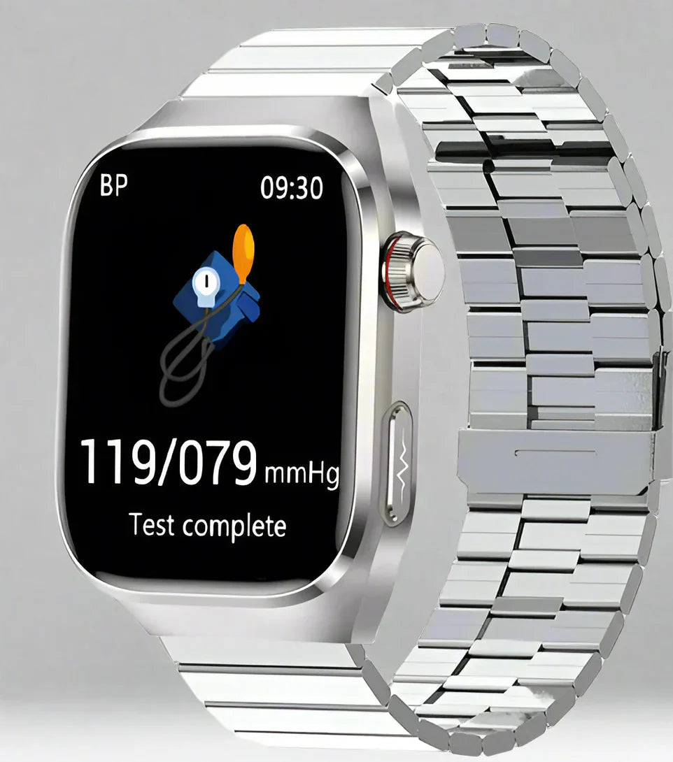Advanced Health Smartwatch with ECG Blood Sugar Monitoring