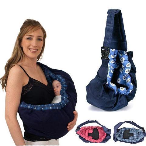 Baby Carrier Wrap with Adjustable Fit for Newborns