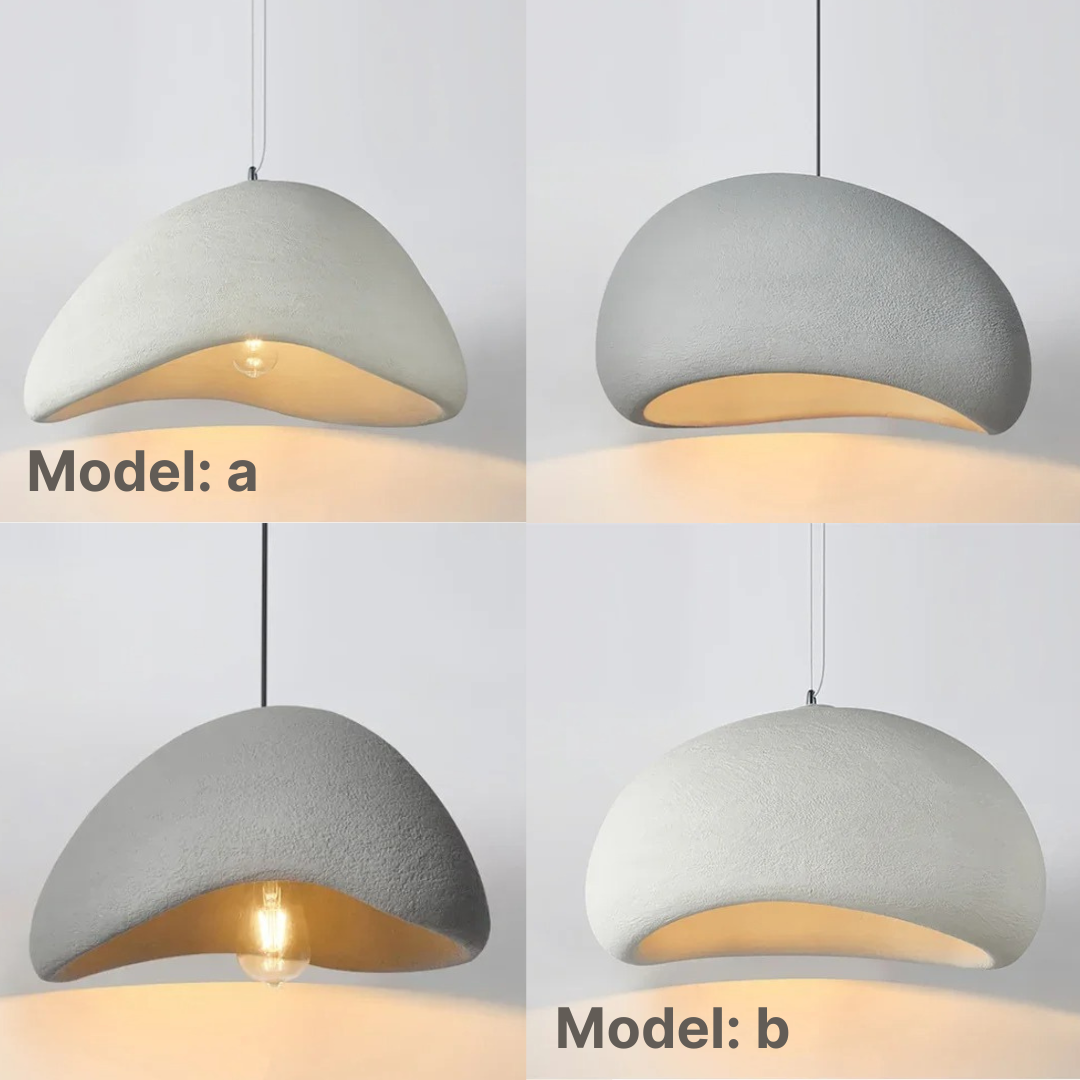 Nordic Pendant Lamp with Wabi Sabi Hanging Design