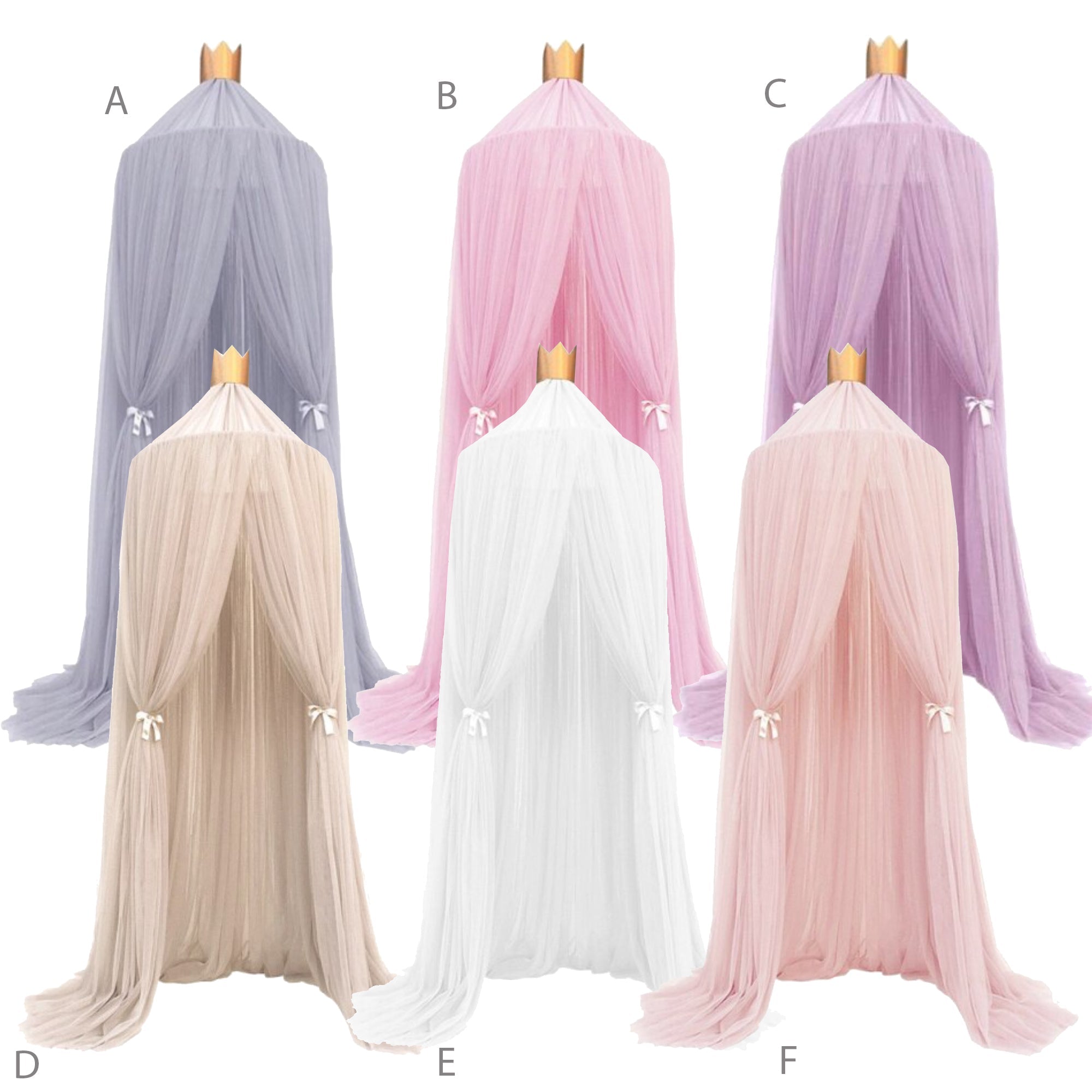 Princess Bed Canopy for Girls Bedroom