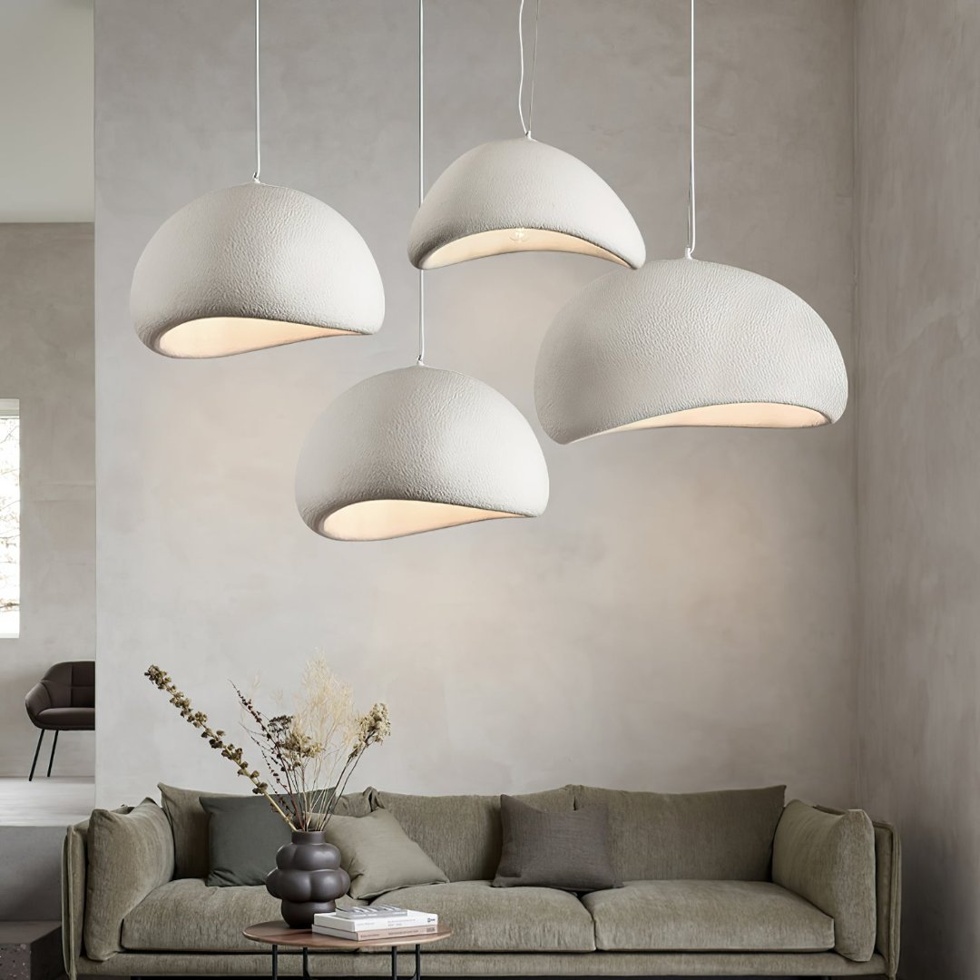 Nordic Pendant Lamp with Wabi Sabi Hanging Design
