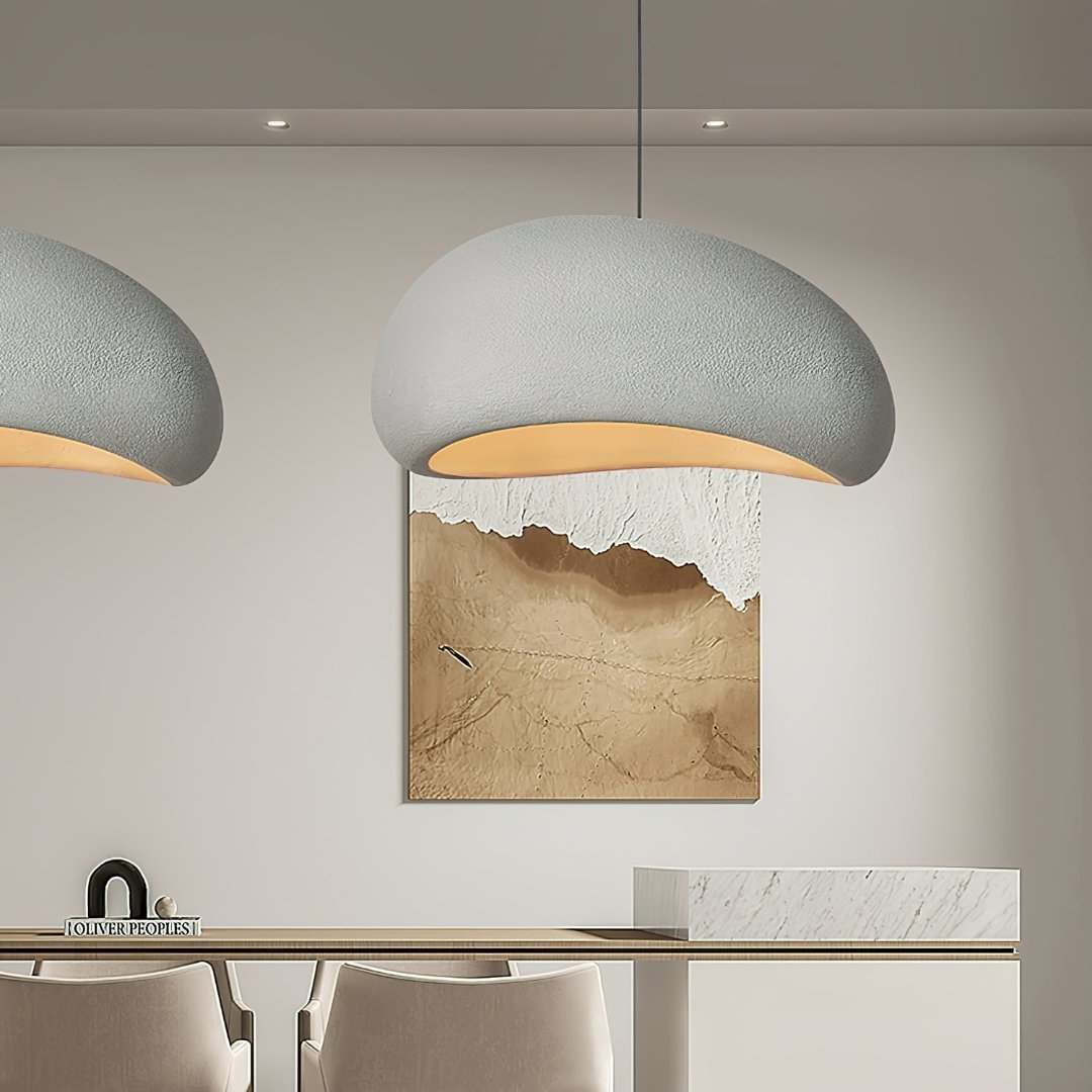 Nordic Pendant Lamp with Wabi Sabi Hanging Design