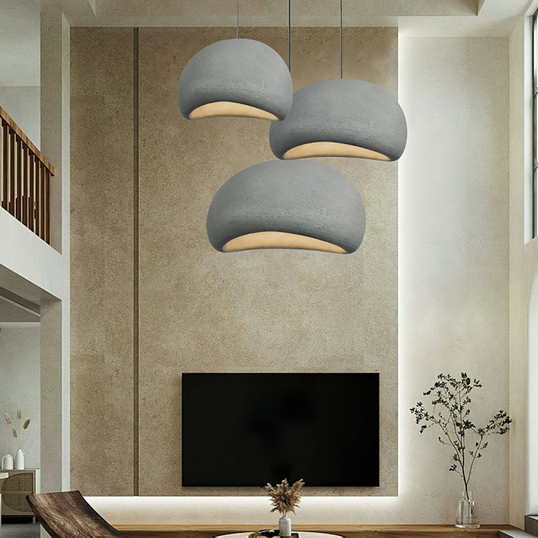 Nordic Pendant Lamp with Wabi Sabi Hanging Design