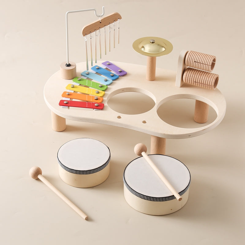 Wooden Musical Instrument Set for Kids