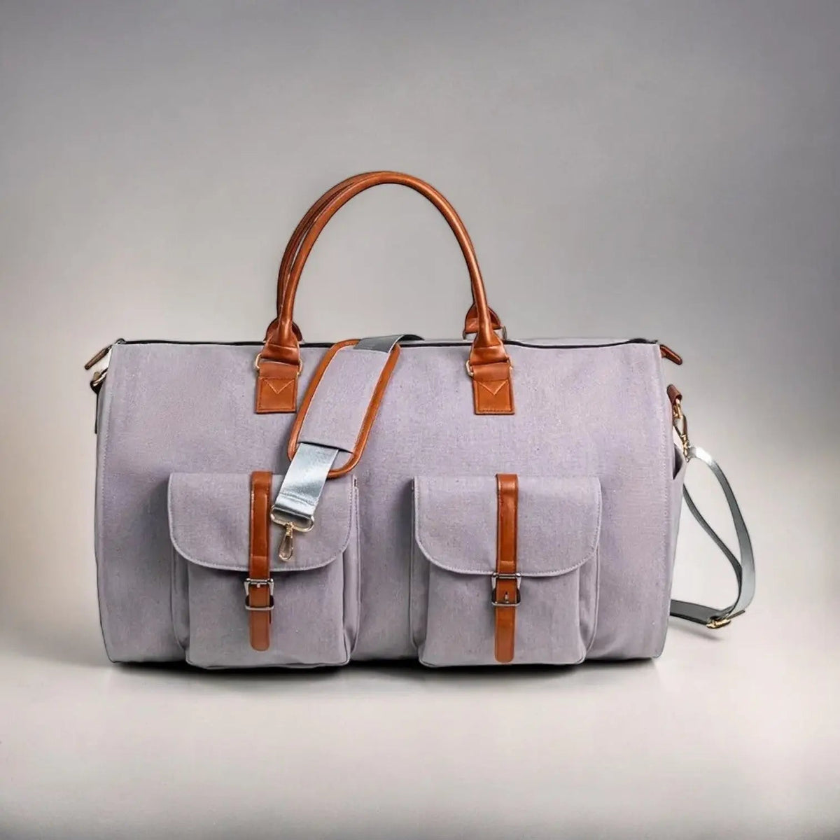 Leather Duffle Bag for Travel with Handles