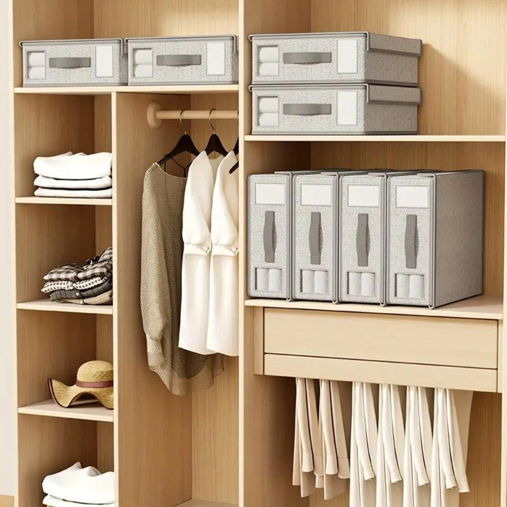 Foldable Bedding Organizer with Anti Wrinkle Storage Design