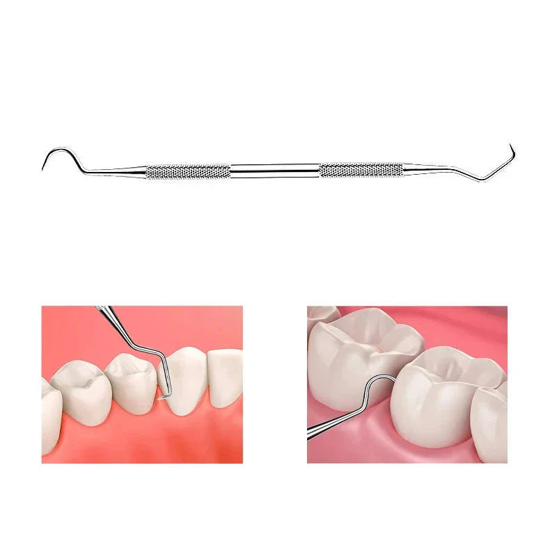 Stainless Steel Dental Explorer Tool for Precision Cleaning
