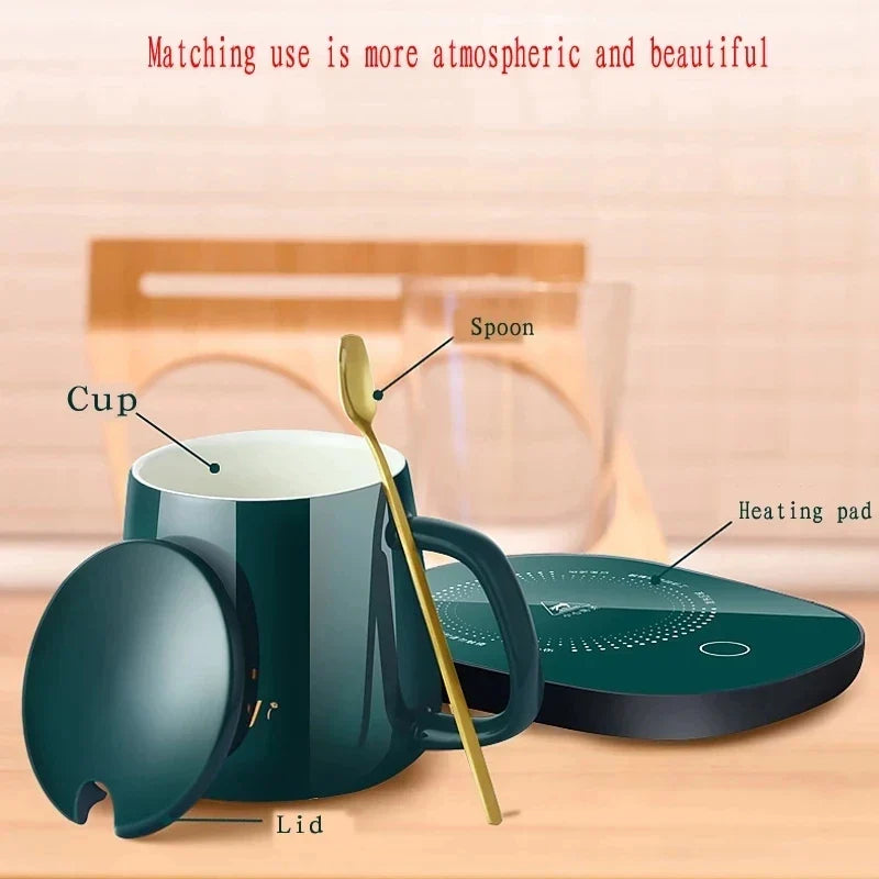 USB Coffee Mug Warmer with 55Â°C Heating Plate