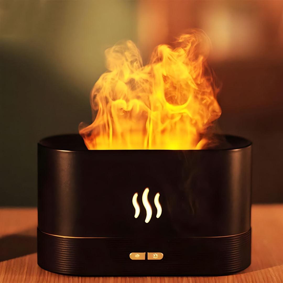 Flame Effect Aroma Diffuser with LED Light