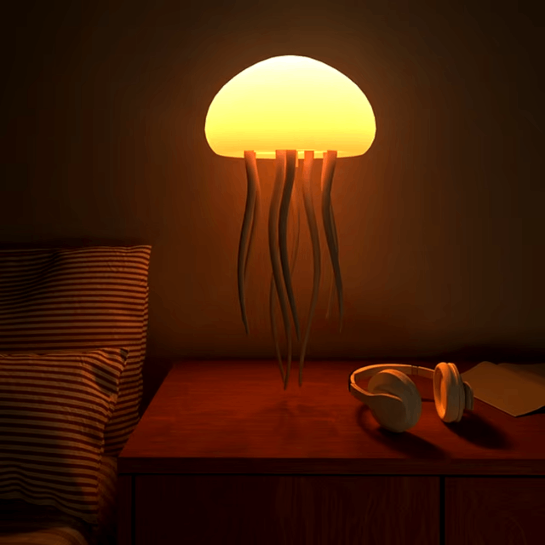 RGB Jellyfish LED Lamp with Voice Activation