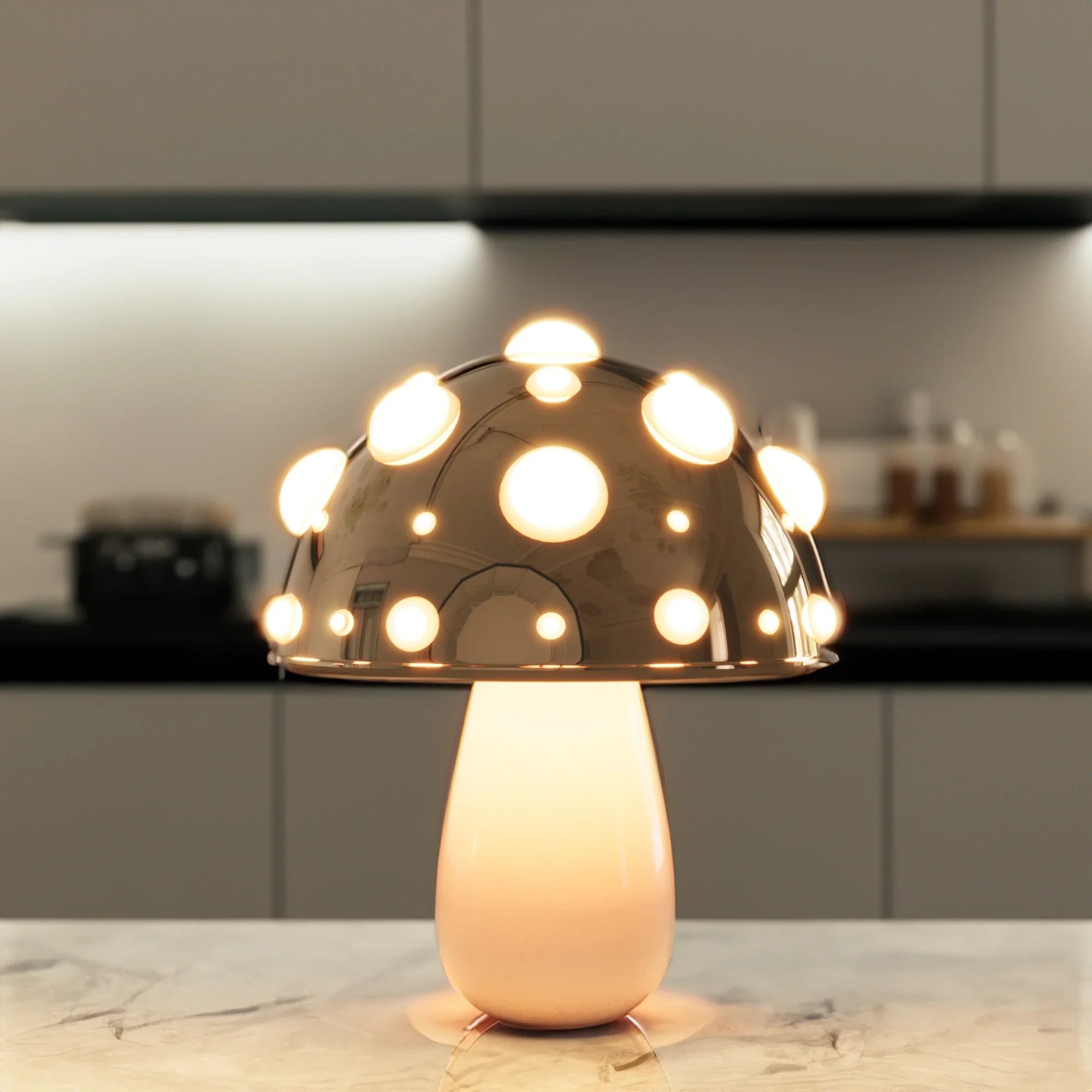 Mushroom Table Lamp for Warm Ambient Lighting