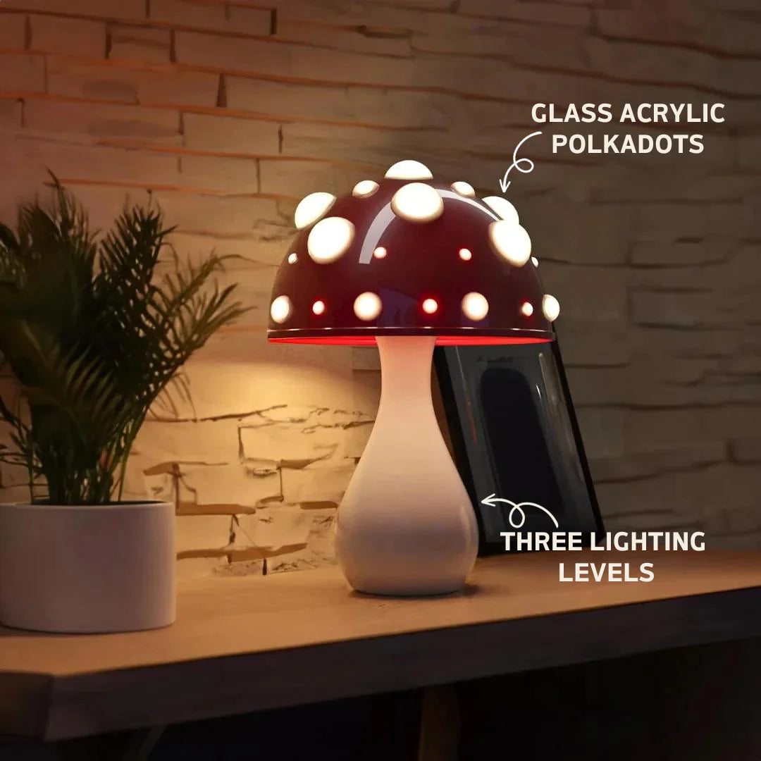 Mushroom Table Lamp for Warm Ambient Lighting
