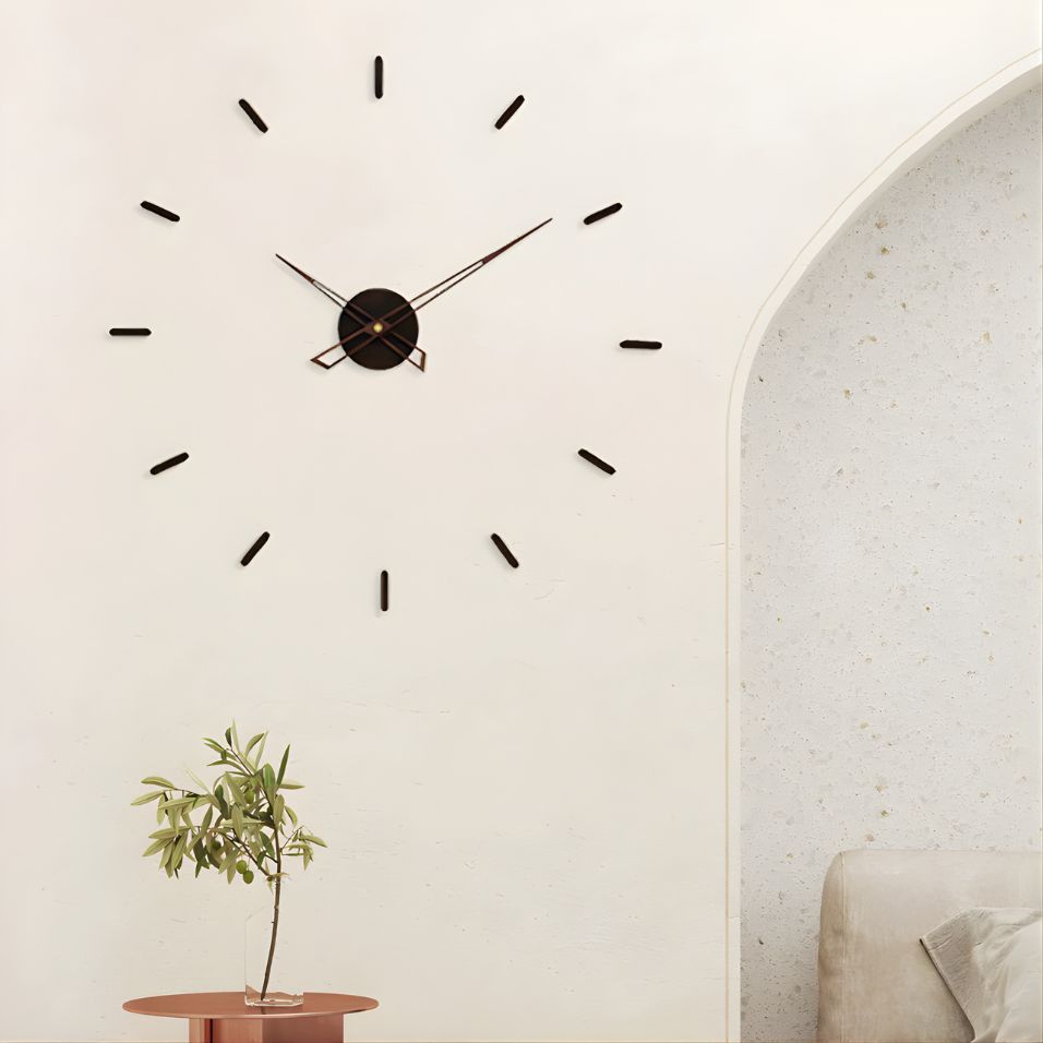 Minimalist 3D Wall Clock for Contemporary Home Decor