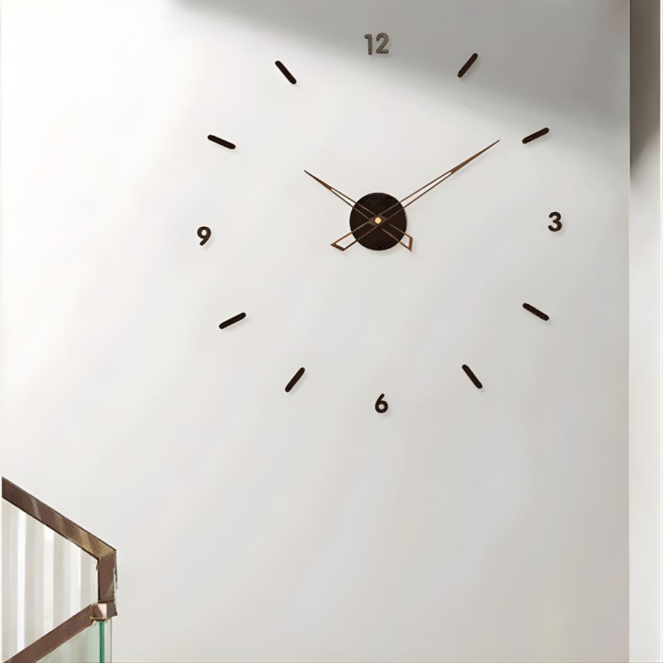Minimalist 3D Wall Clock for Contemporary Home Decor