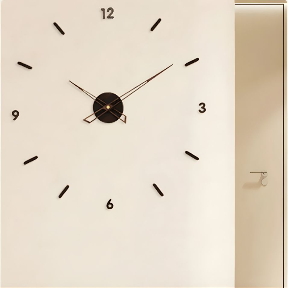 Minimalist 3D Wall Clock for Contemporary Home Decor