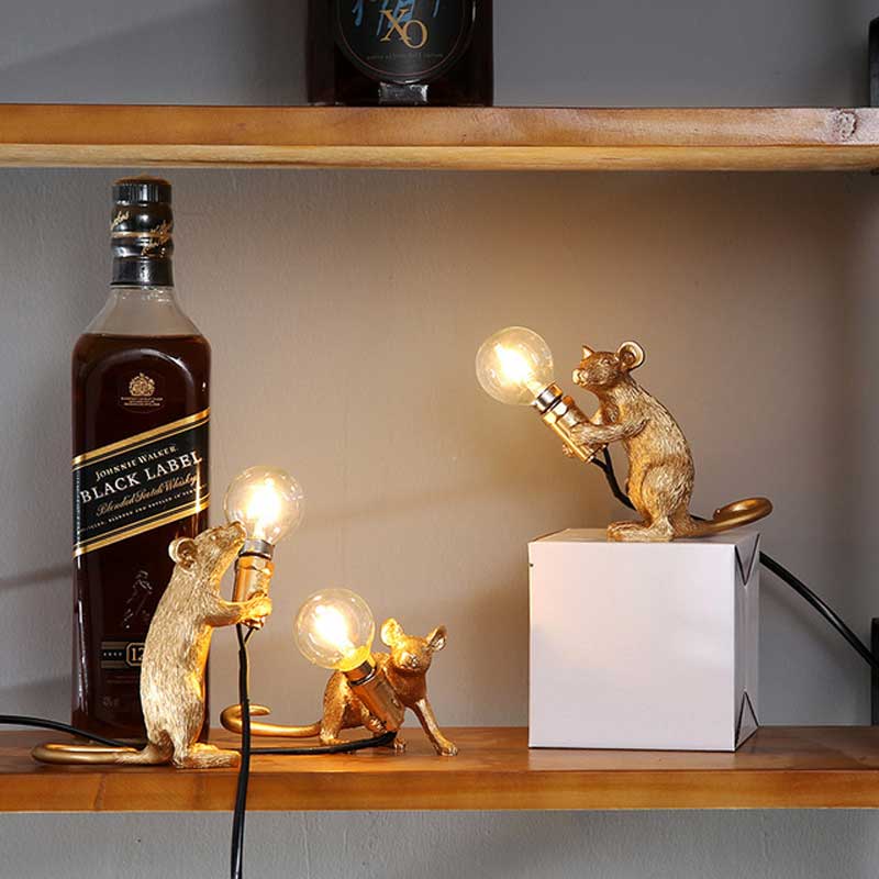 Mouse Shape Table Lamp for Creative Home Decor
