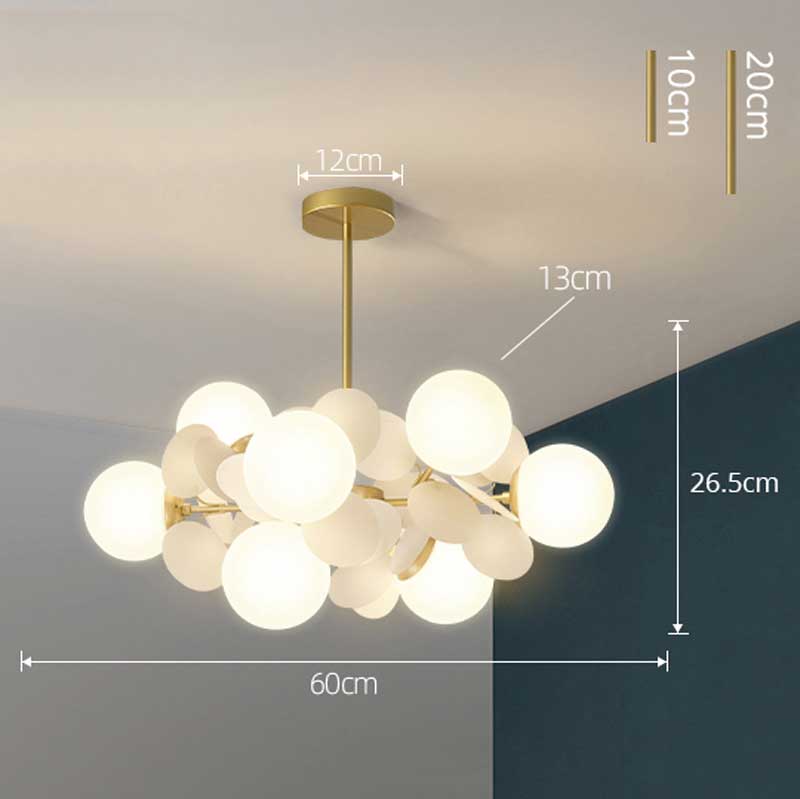 Colorful Branch LED Chandelier - Luxury Ceiling Light