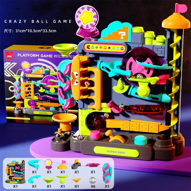Montessori Multi Layer Track Toy for Interactive Learning