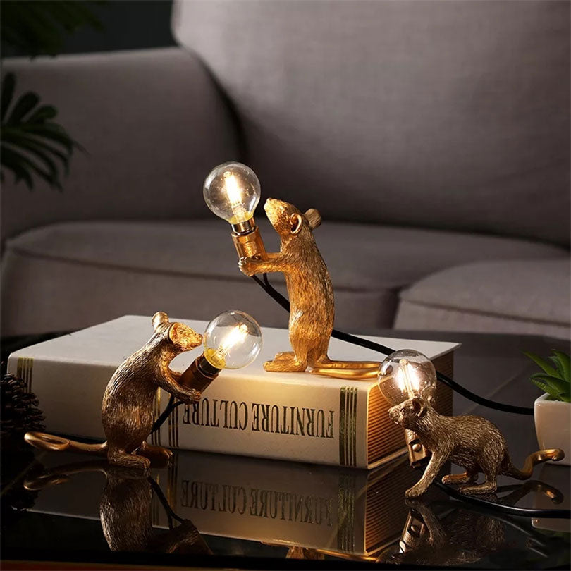 Mouse Shape Table Lamp for Creative Home Decor