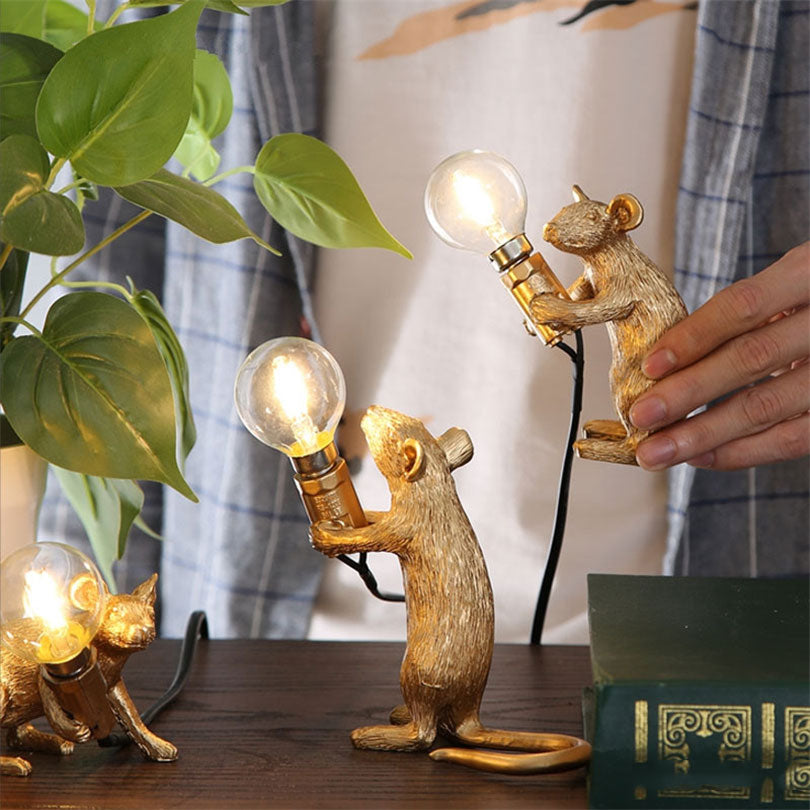Mouse Shape Table Lamp for Creative Home Decor