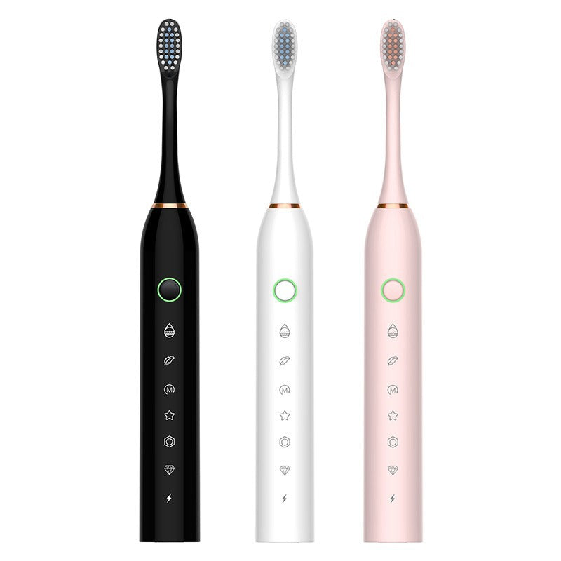 Rechargeable Electric Toothbrush with Multiple Brush Heads