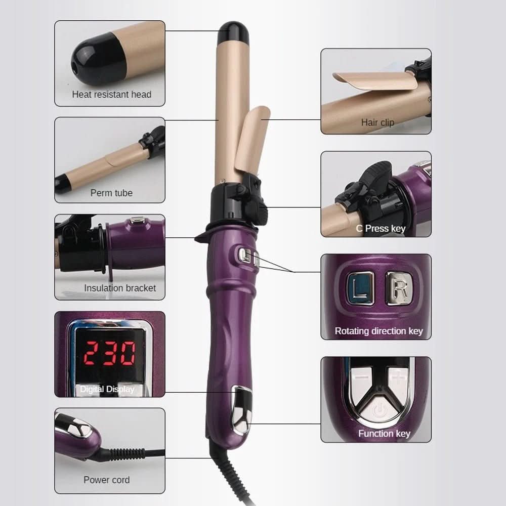 Cordless Hair Curling Iron for Smooth and Lasting Curls