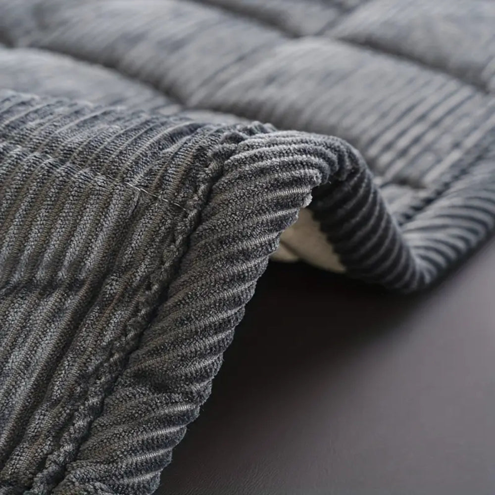 Quilted Couch Cover with Non Slip Backing for Furniture Protection