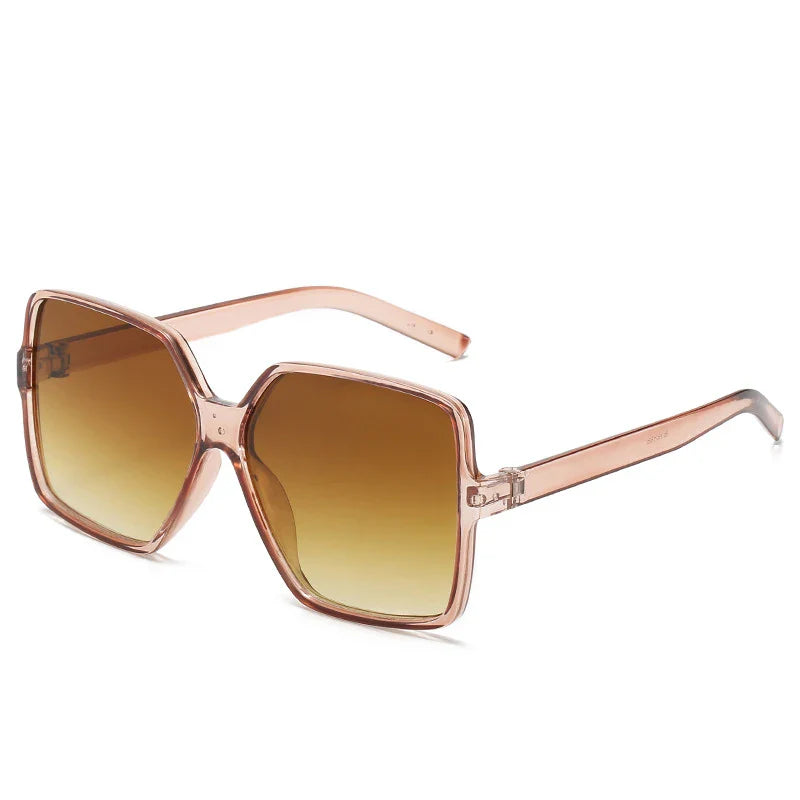 Women's Oversize Gradient Sunglasses with UV400 Protection