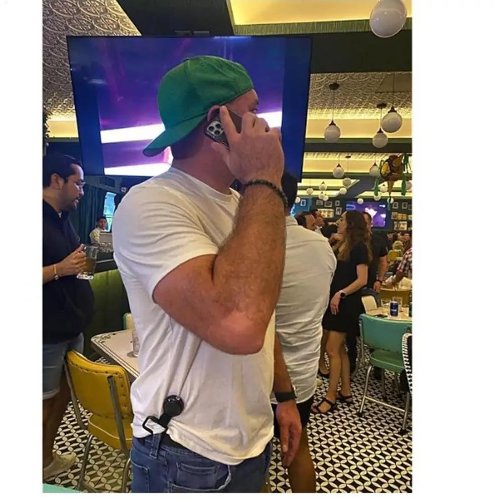 Retractable Phone Security Holder with Belt Clip