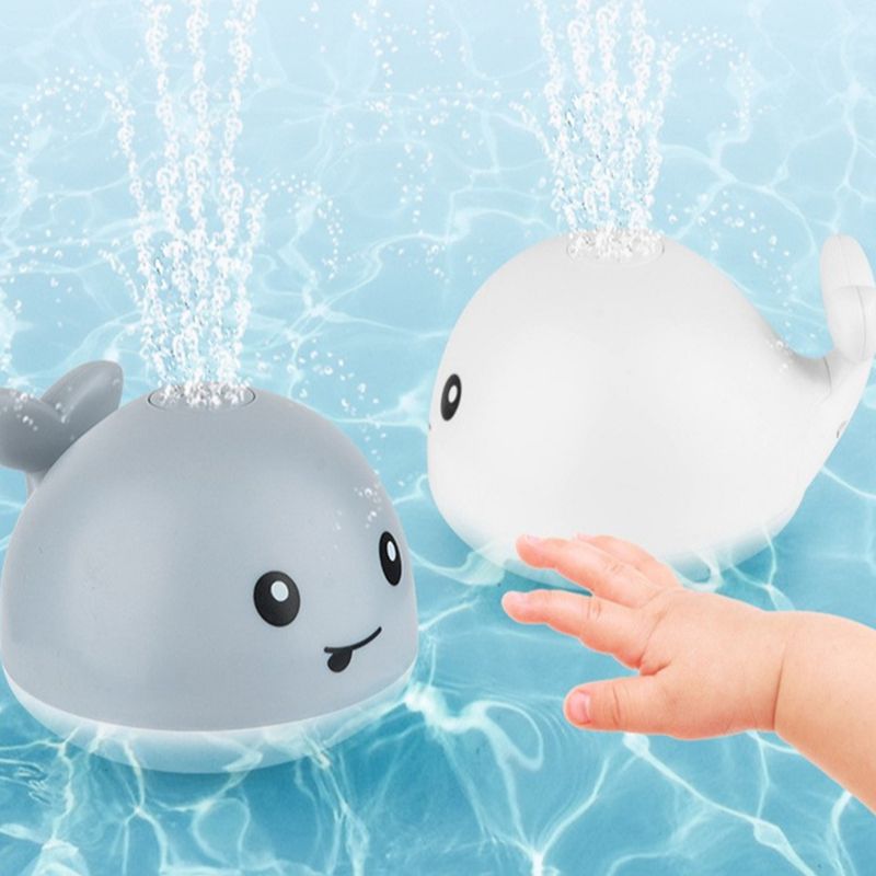 Whale Water Sprinkler Bath Toy for Kids