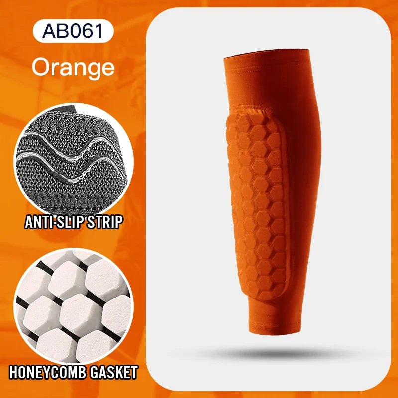 Sports Shin Guard Sleeves with Shockproof Padding