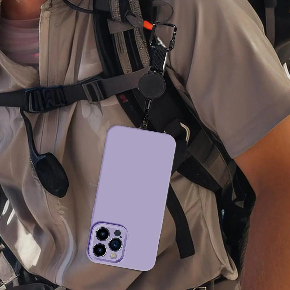 Retractable Phone Security Holder with Belt Clip