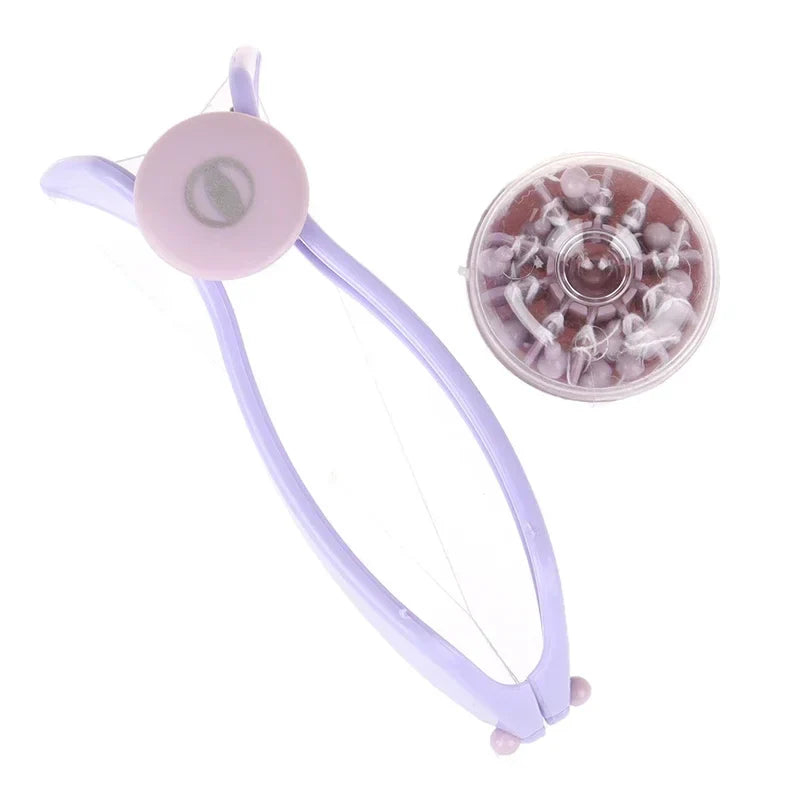 Spring Threading Epilator for Precise Facial Hair Removal