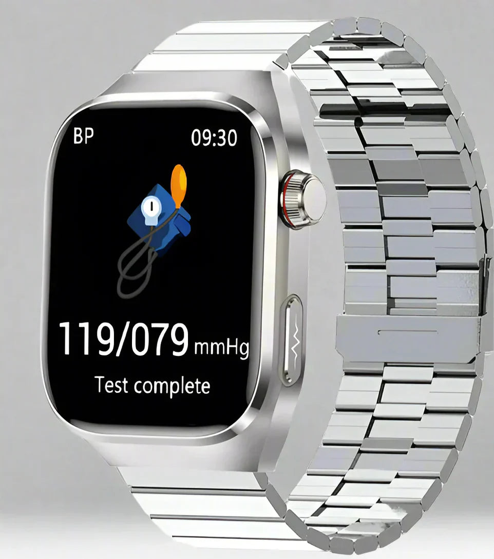 Health Smartwatch with ECG and AMOLED Display