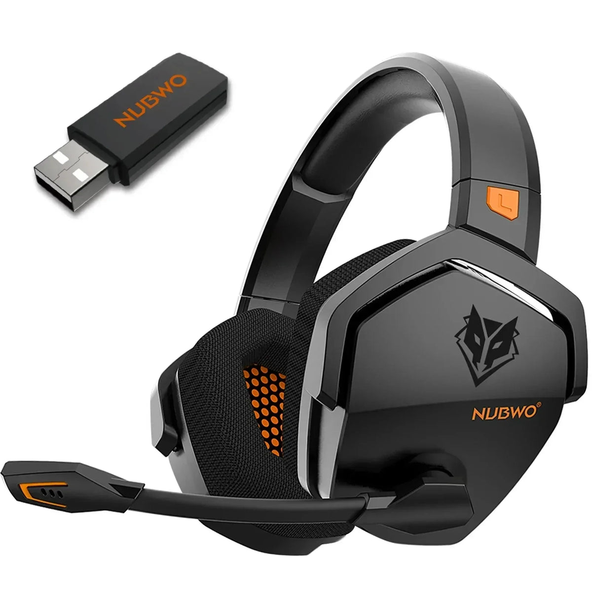 Wireless Gaming Headset with Microphone and Noise Reduction
