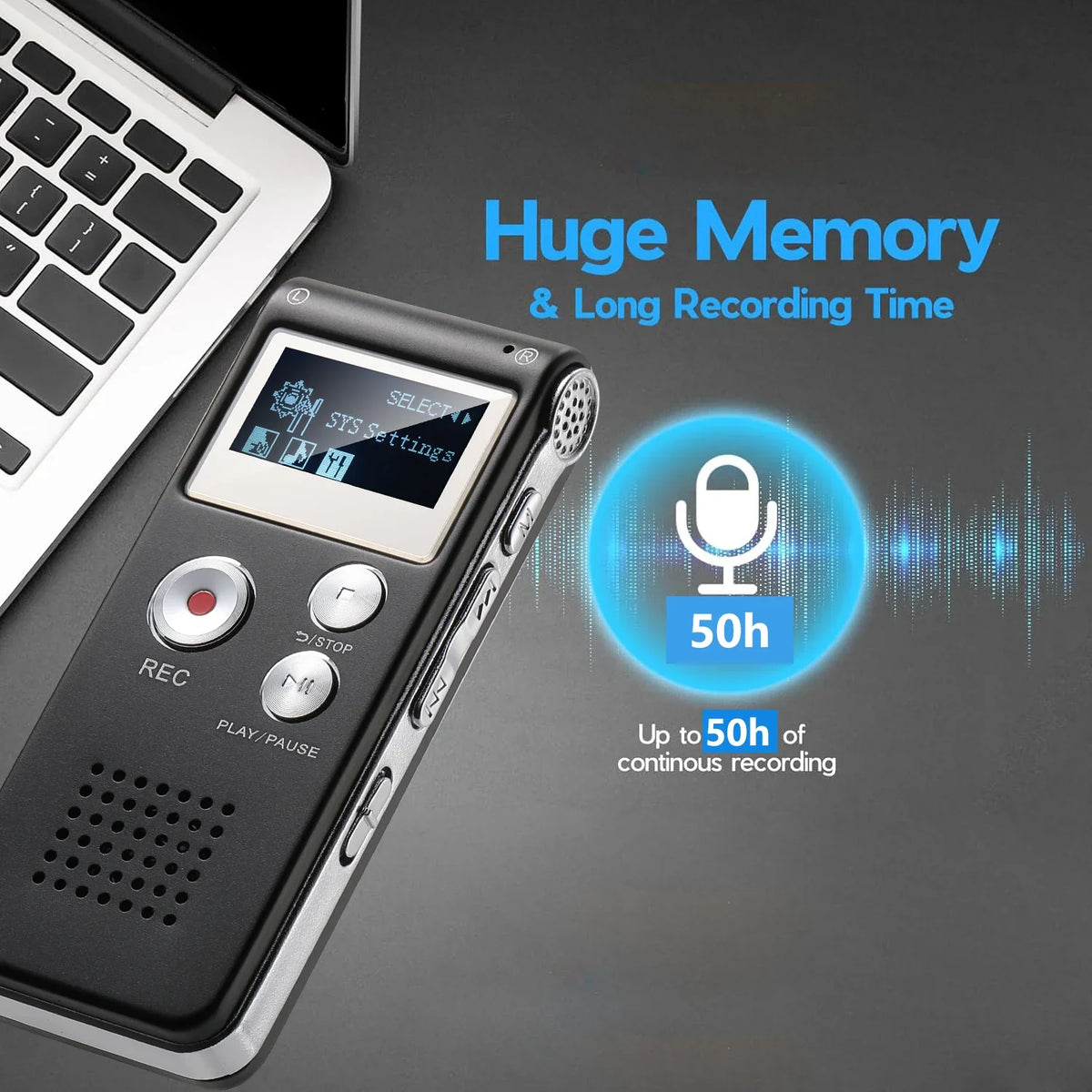 Mini Digital Voice Recorder for Lectures