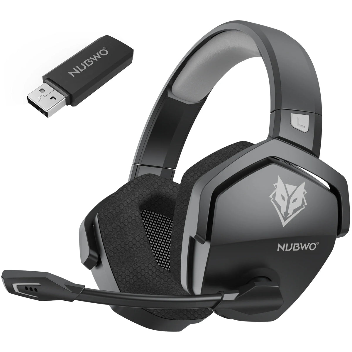 Wireless Gaming Headset with Microphone and Noise Reduction