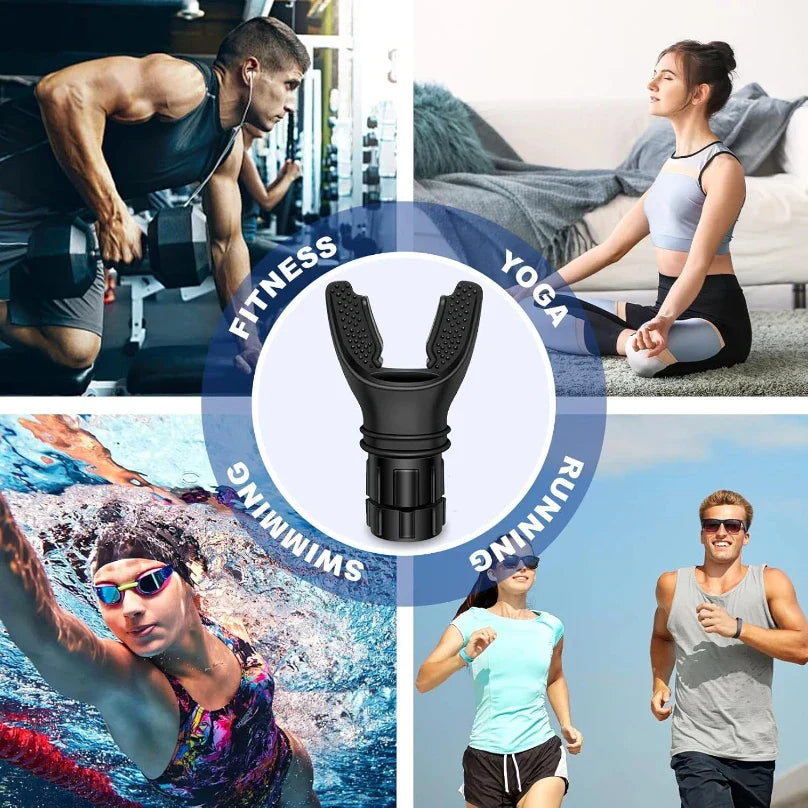 Adjustable Breathing Trainer for Lung Exercise and Respiratory Strength