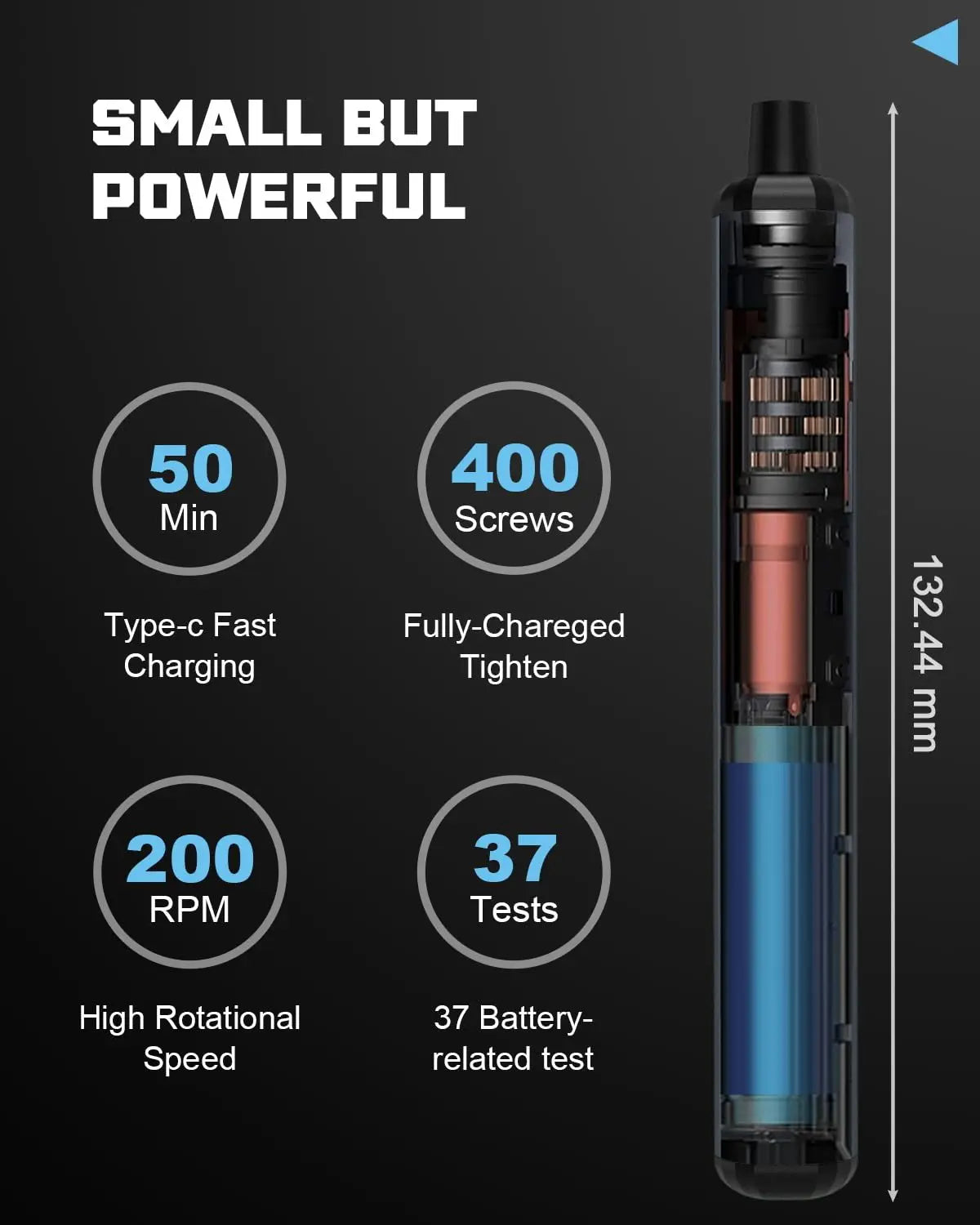 Precision Electric Screwdriver Set with Magnetic Bits